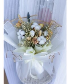Rustic Cotton Charm (Preserved Flower)