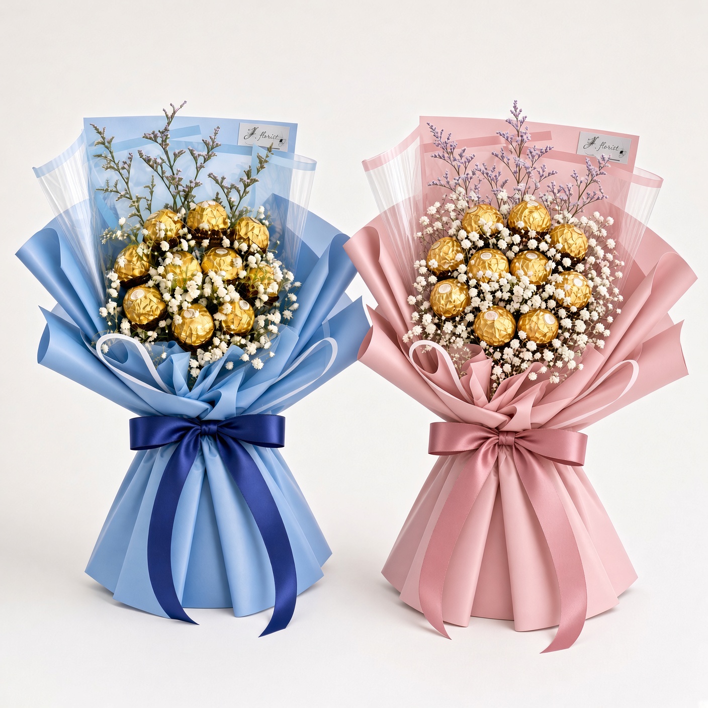 Chocolate Bouquet Ferrero Rocher Baby’s Breath