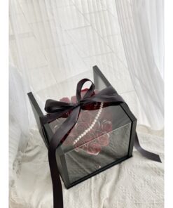 Romantic Soap Roses in Red Premium Gift Box with drawer - Image 4