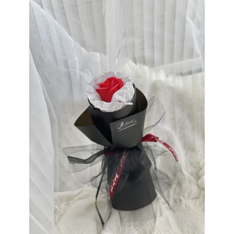 Soap Flowers Bouquet (Single Stalk Rose)