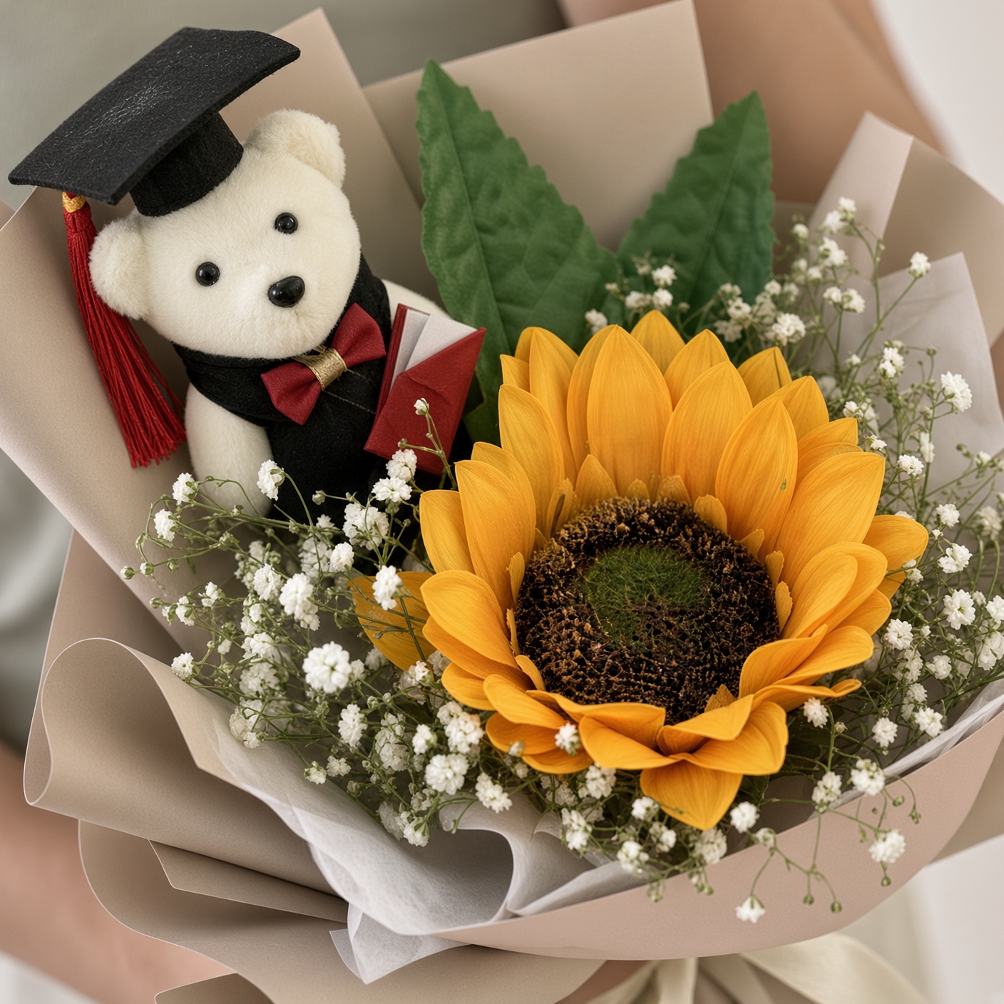 Graduation Bouquet Artificial Sunshine Scholar - Image 3