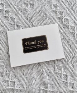 'Thank You' Theme Wishes Card - Image 4