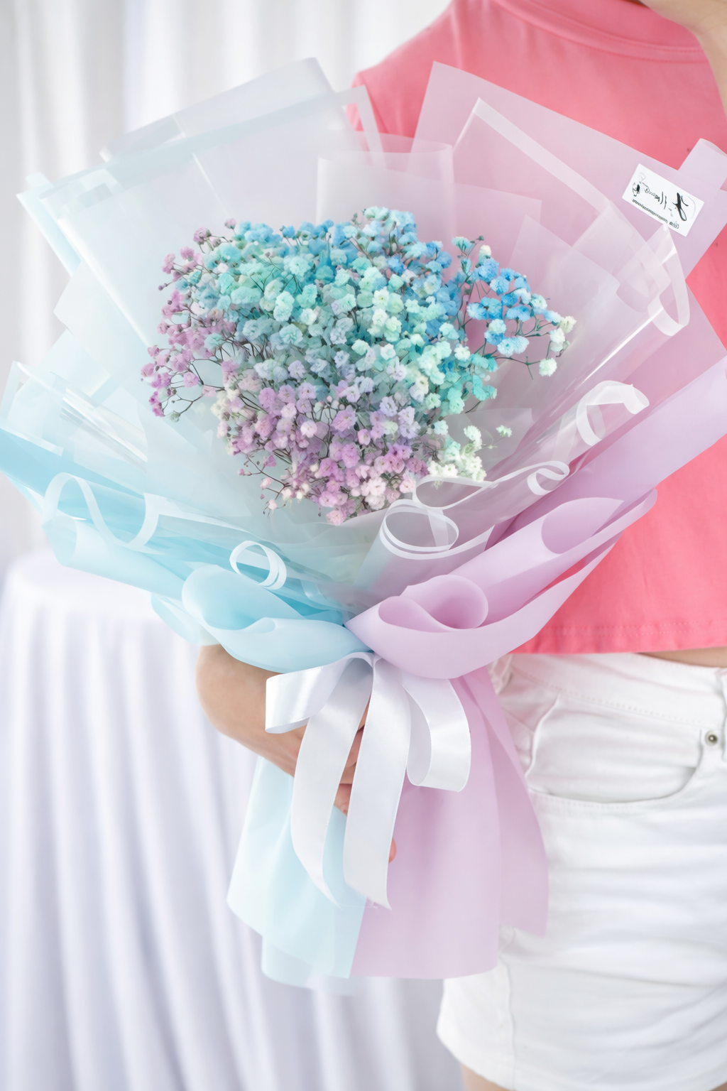 Baby Breath Bouquet Mermaid Embrace