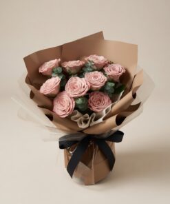 Rose Bouquet Cappuccino Mocha Blush