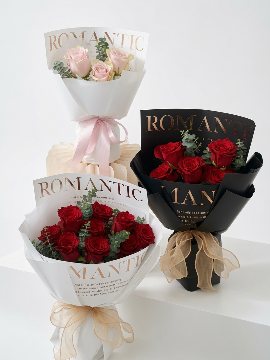 Rose Bouquet Romantic Elegance