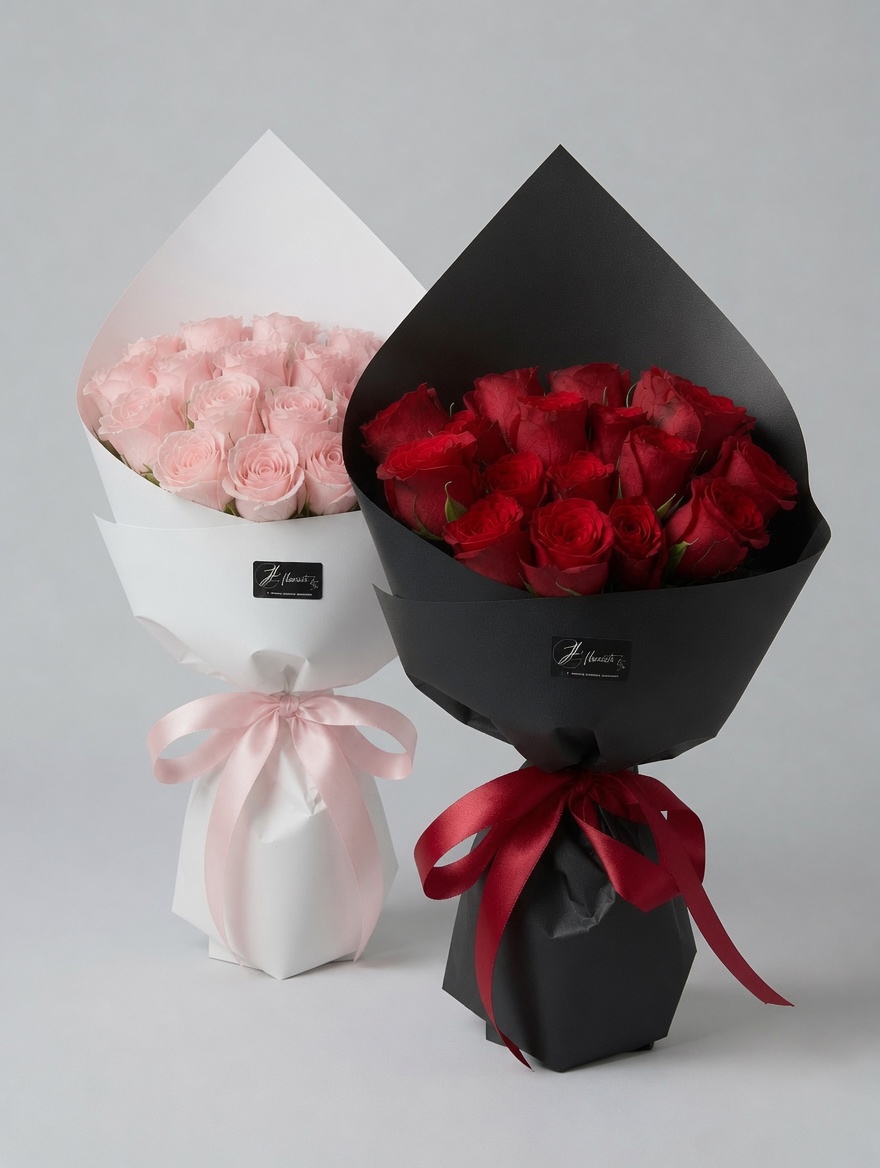 Rose Bouquet Blush Royale In Embrace