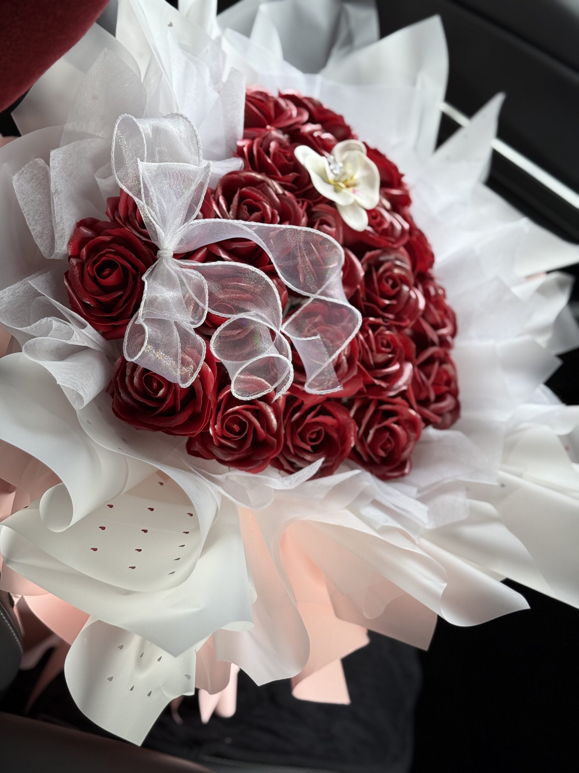 Rose Eternal Grace Bouquet (Soap Flower) - Image 3