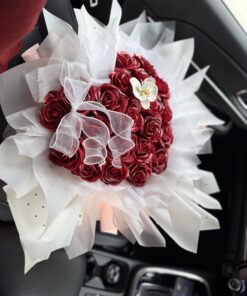 Rose Eternal Grace Bouquet (Soap Flower) - Image 4