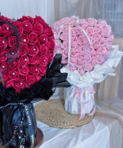 Passionate Petal Heart (Soap Flower)