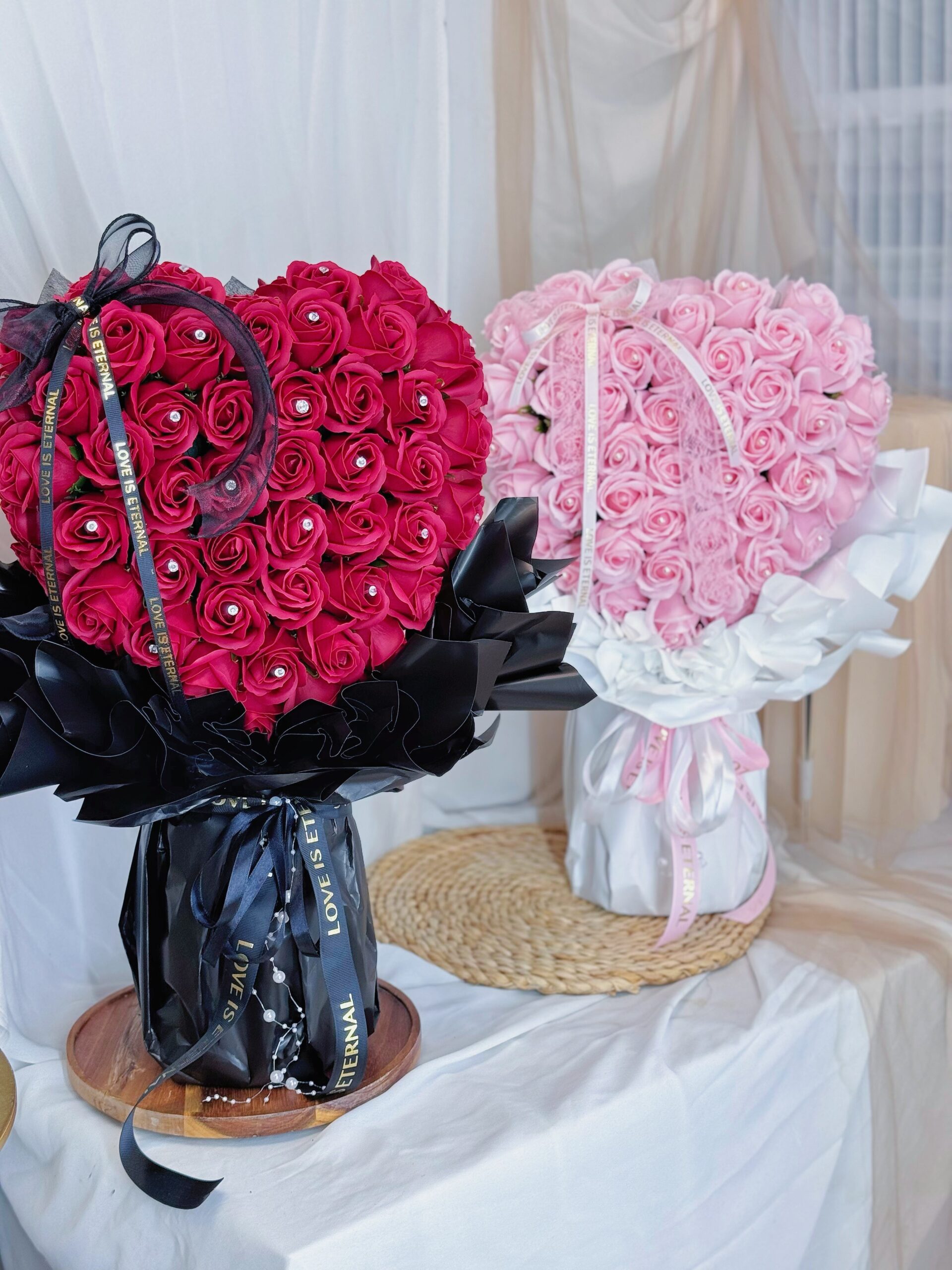Passionate Petal Heart (Soap Flower) - Image 2