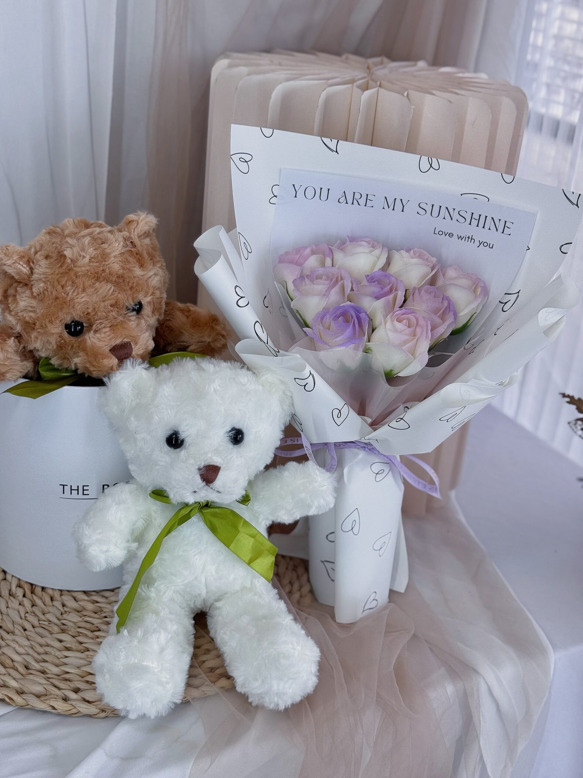 Cuddles & Blooms (Soap Flower) - Image 3
