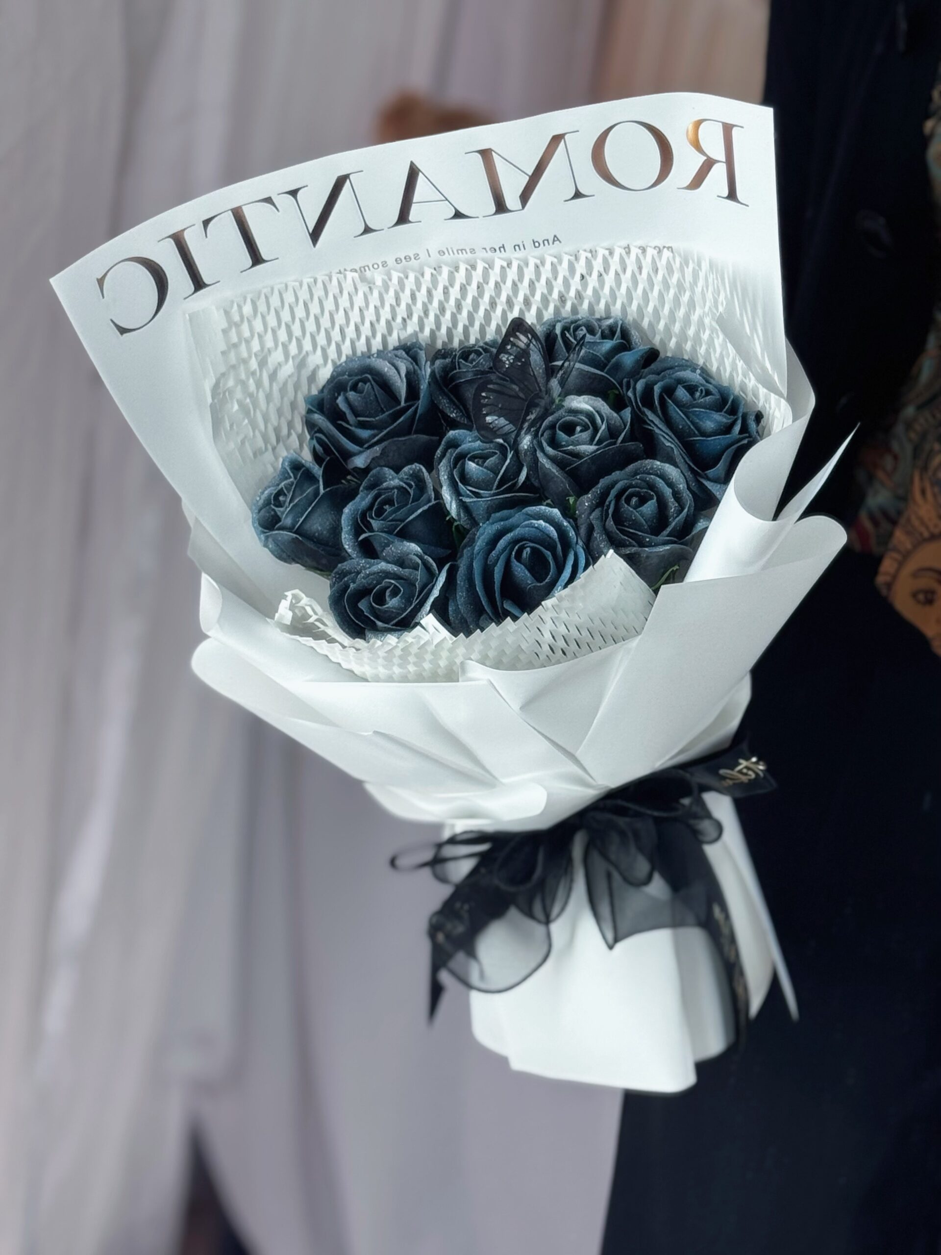 Midnight Sapphire (Soap Flower)