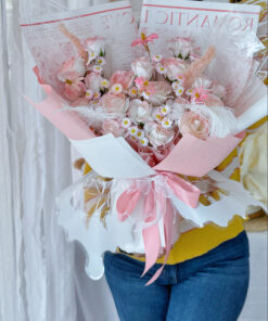 Premium Blush Butterfly (Soap Flower)
