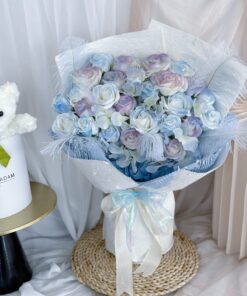 Blue Mermaid Serenity (Soap Flower) - Image 2