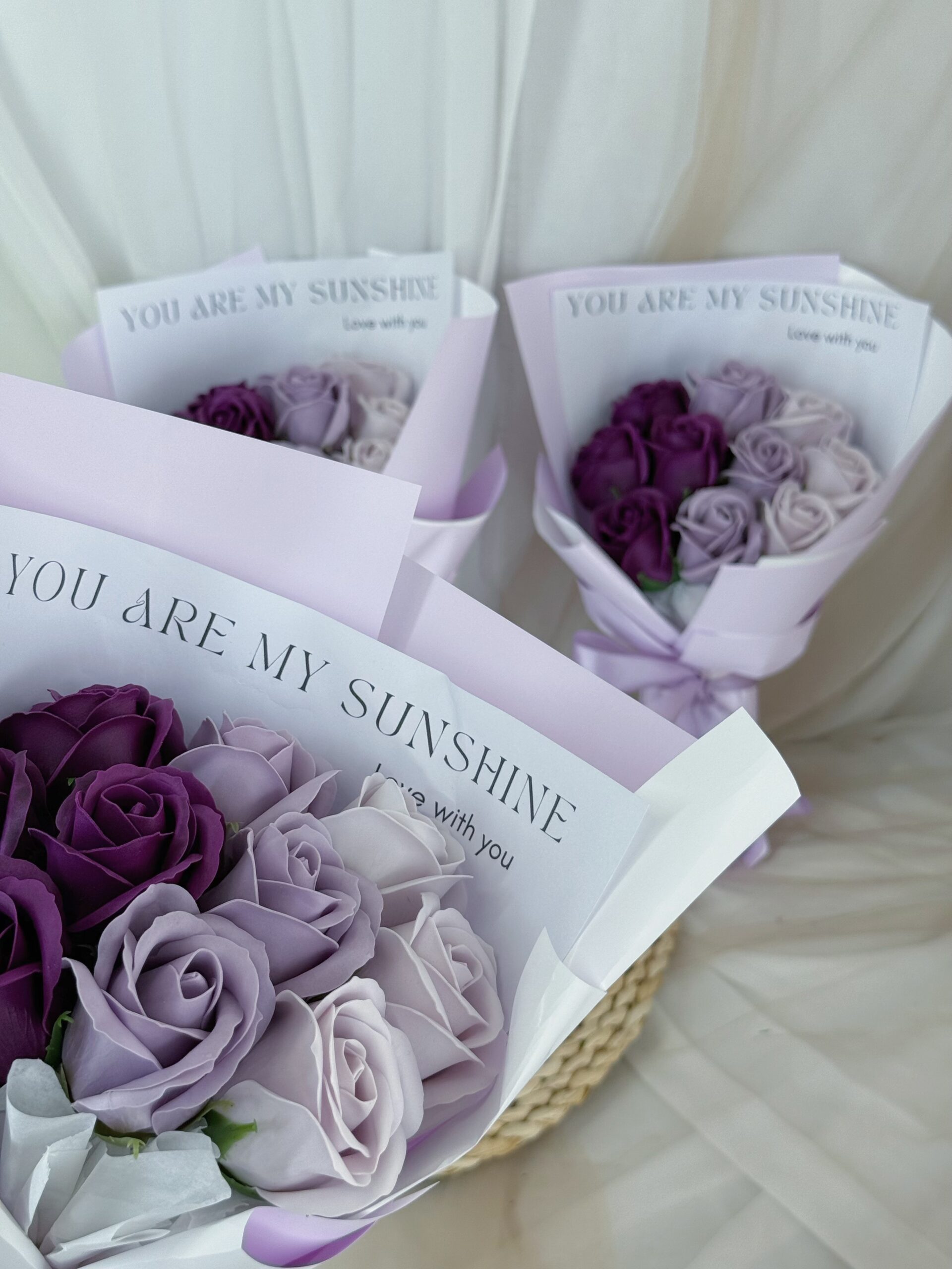 Amethyst Allure (Soap Flower) - Image 2