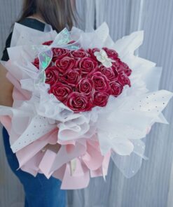 Rose Eternal Grace Bouquet (Soap Flower) - Image 2