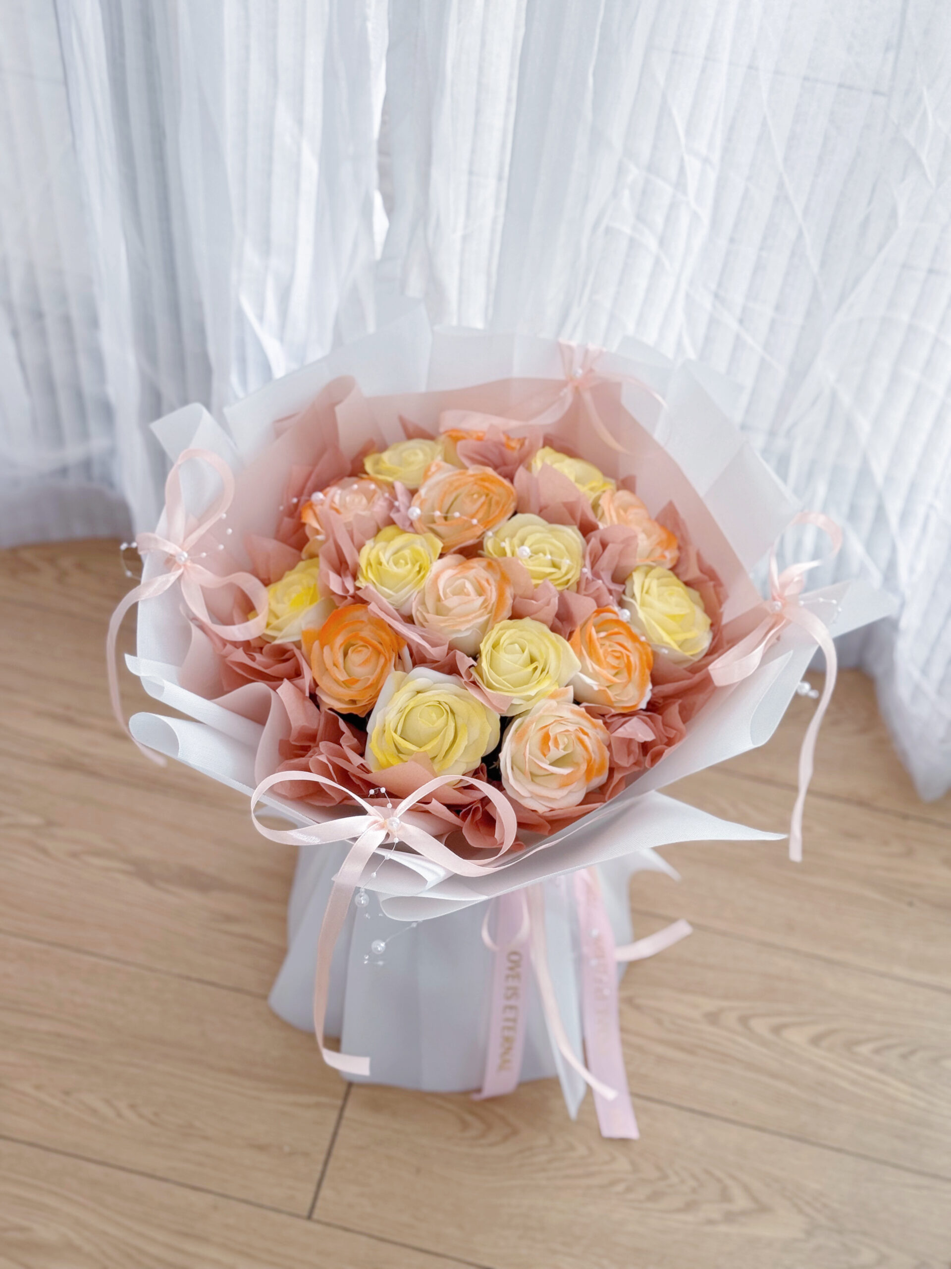 Golden Serenity (Soap Flower) - Image 3
