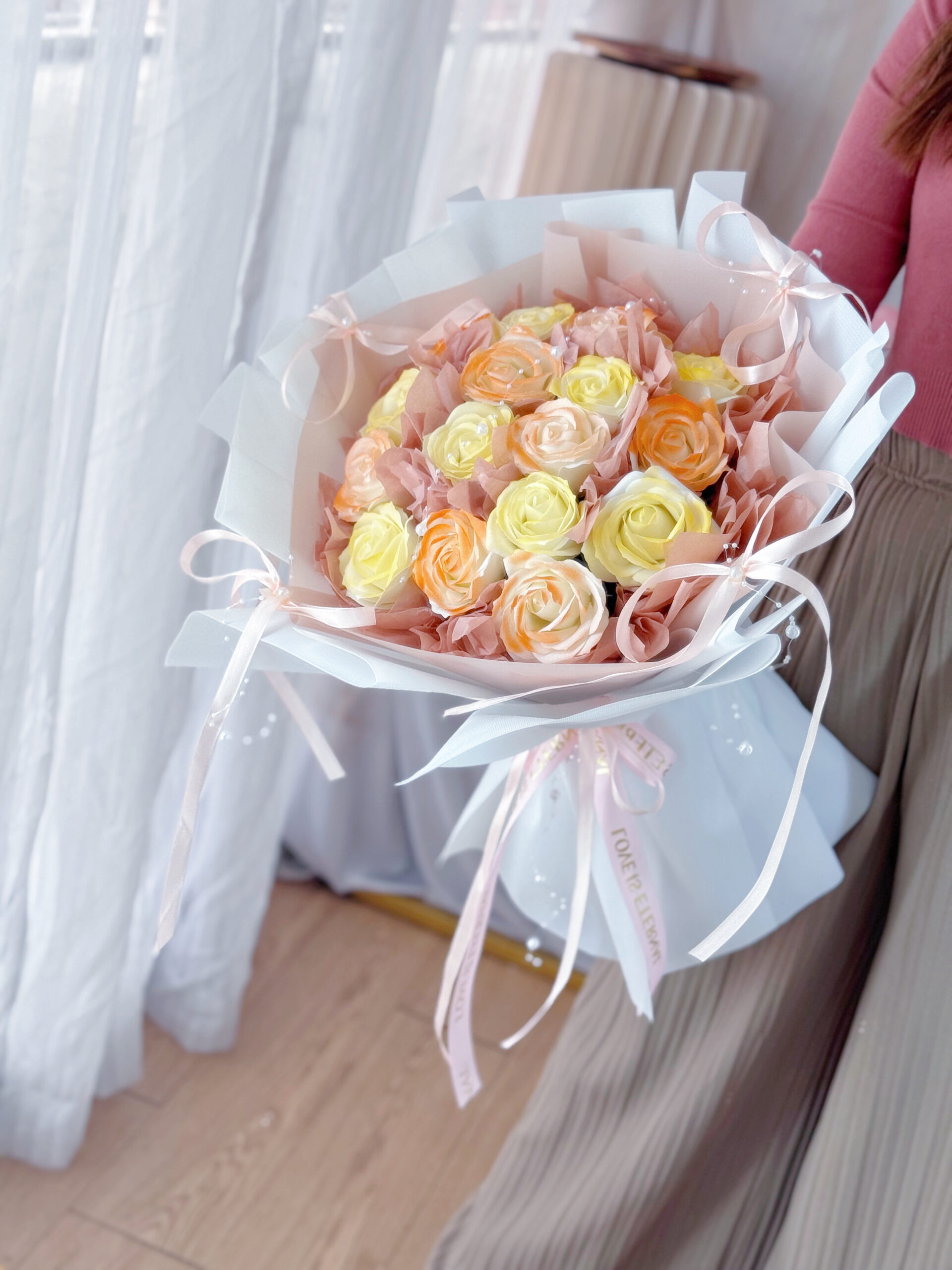 Golden Serenity (Soap Flower)