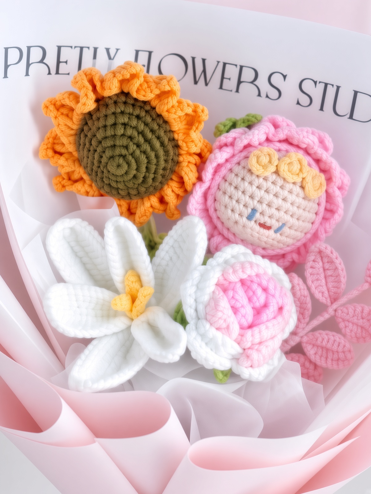 Crochet Bouquet Blossom Doll - Image 3