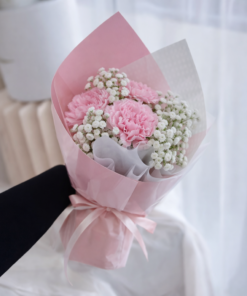 Mother’s Day Bouquet Carnation Blossette Haze - Image 3
