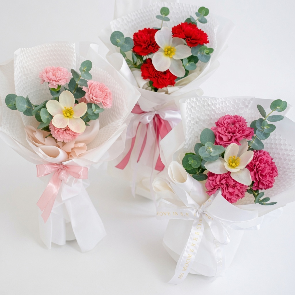 Carnation Tulip Bouquet Petalwhisp