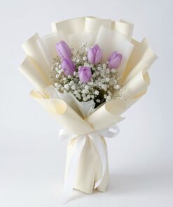 Tulip Bouquet Whisperer Above Clouds