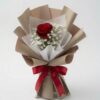 Single Rose Bouquet Crimson Promise