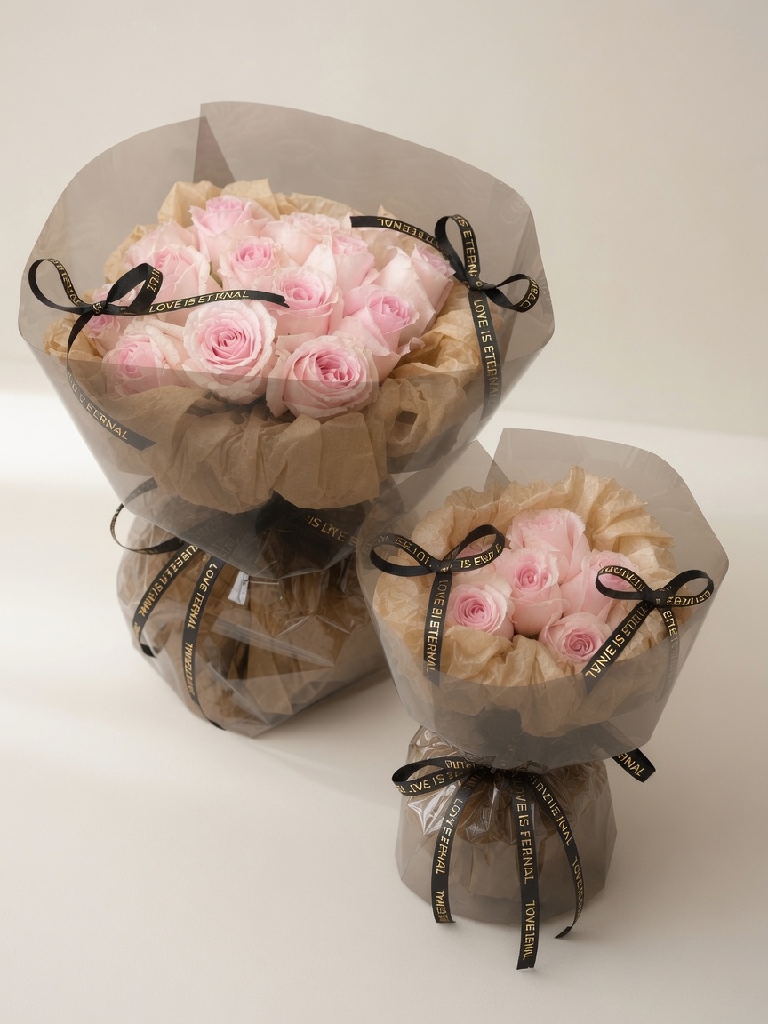 Rose Bouquet Pink Cotton Candy Skies