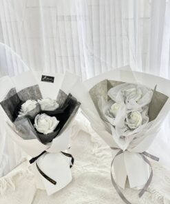Monochrome Muse (Soap Flower)