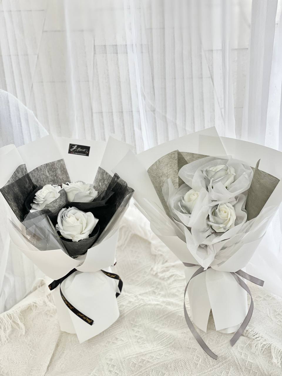 Monochrome Muse (Soap Flower)