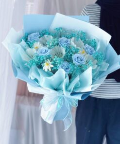 Sky Blue Whisper (Soap Flower)