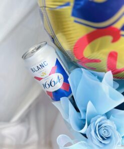 Blue Elegance for Dad (Soap Flower) - Image 3