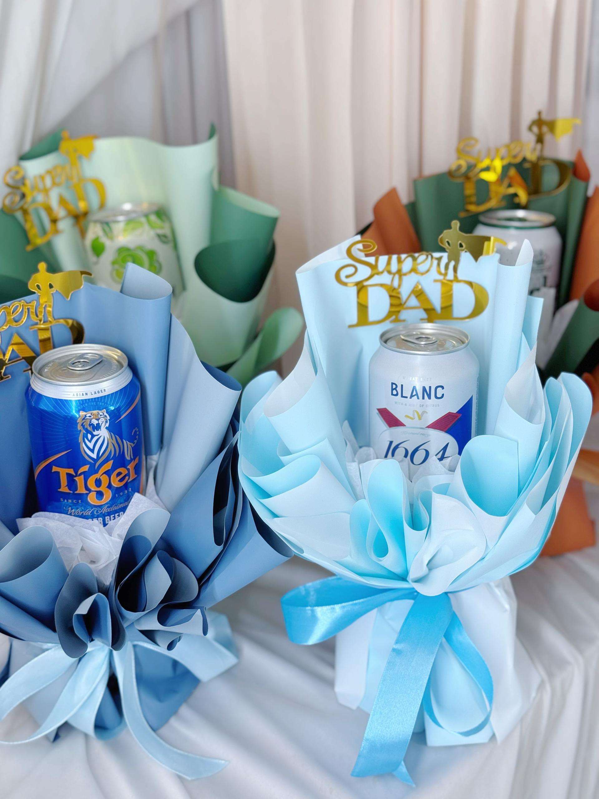 Cheers to Super Dad (Soap Flower)
