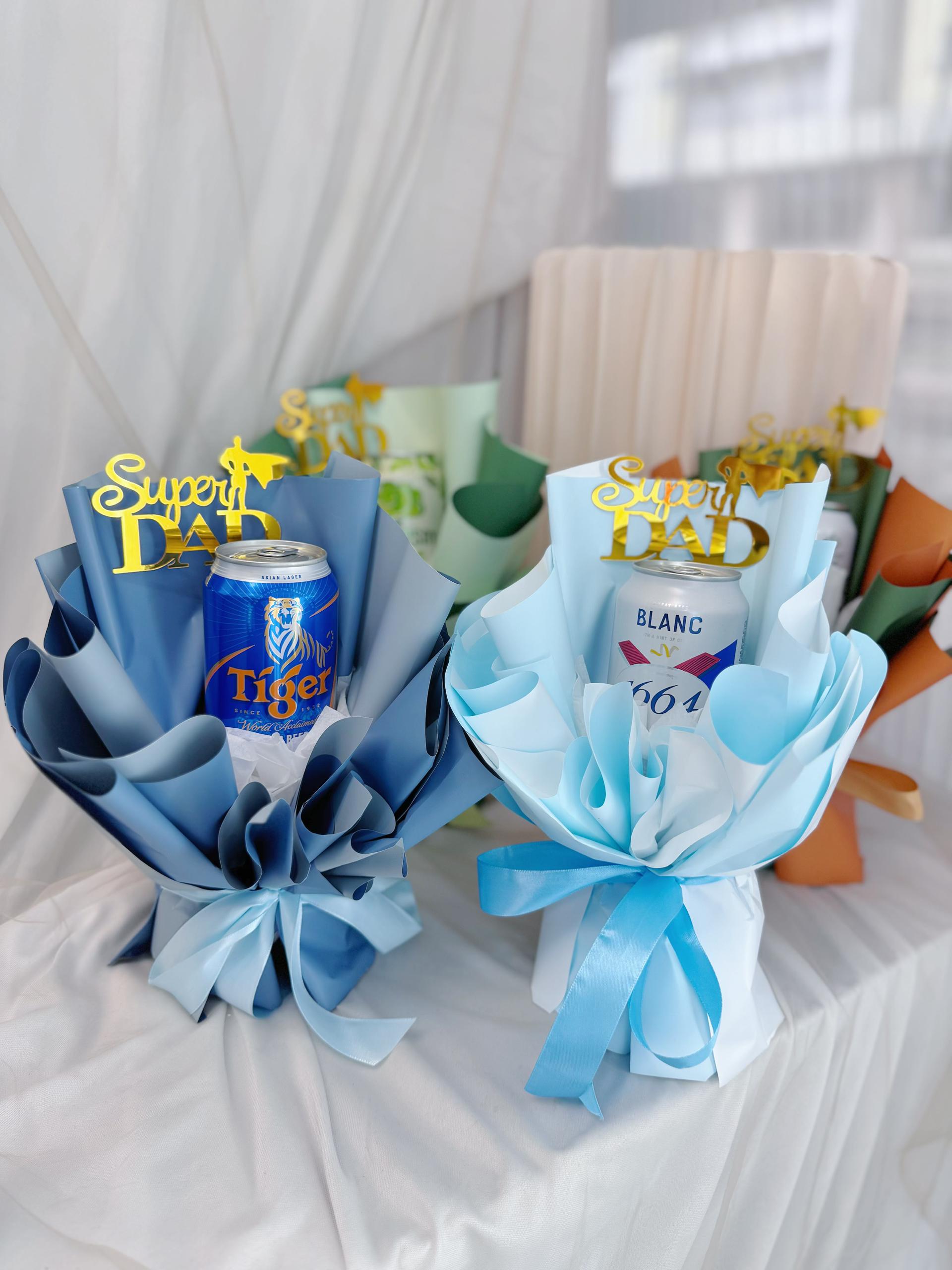 Cheers to Super Dad (Soap Flower) - Image 4