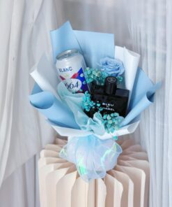 Bleu & Blanc (Soap Flower)