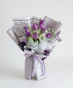 Tulip Bouquet Purple Reverie