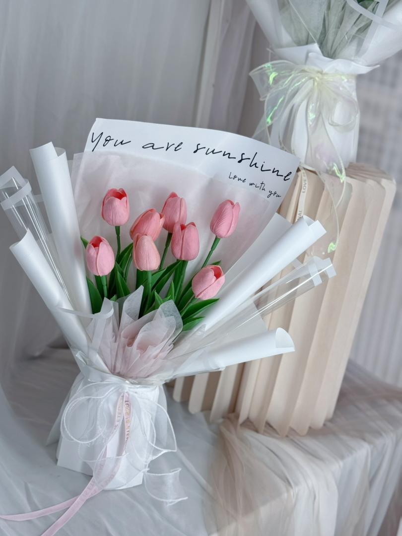 Eternal Pink Tulip (Artificial Flower)