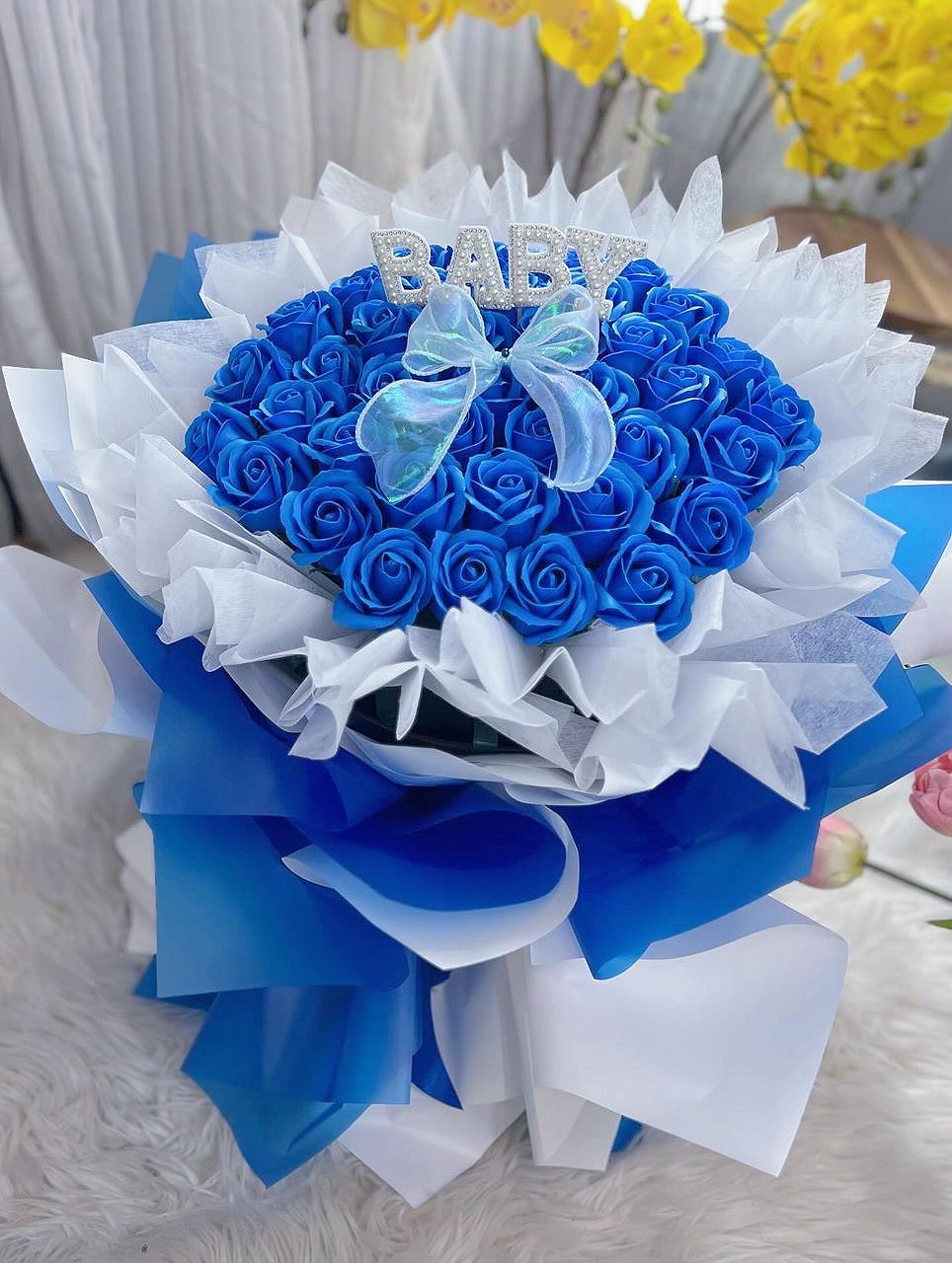 Blueberry Bliss (Soap Flower)