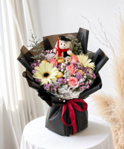 Graduation Bouquet Chocolate Daisy Graduate’s Happiness