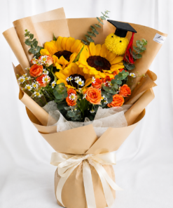 Graduation Bouquet Sunflower Aurelia Honoré
