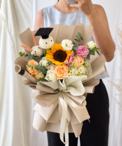 Graduation Bouquet Sunflower Celebration Harmony - Image 3