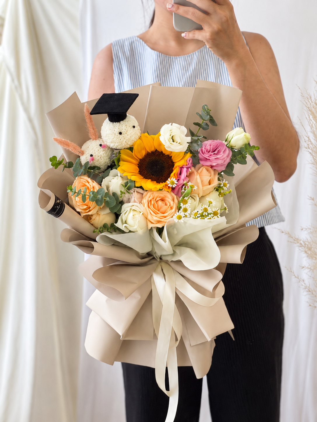 Graduation Bouquet Sunflower Celebration Harmony - Image 3