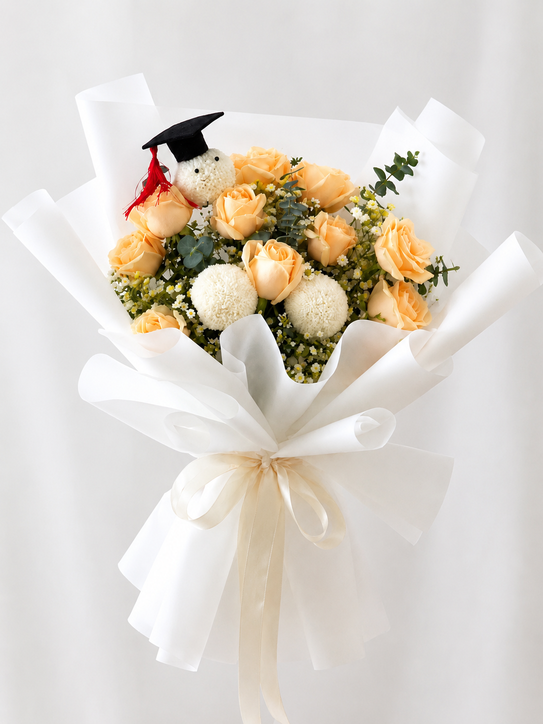 Graduation Bouquet Rose Achievement Glow