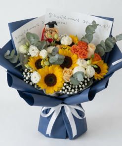 Graduation Bouquet Sunflower Corona Solaris