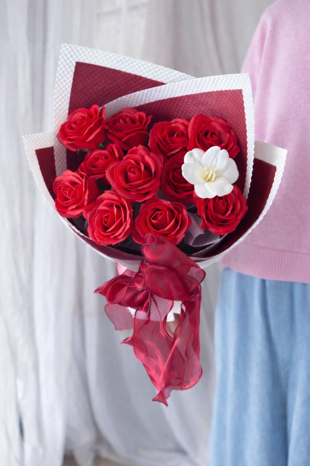 Passion Bloom Red (Soap Flower)