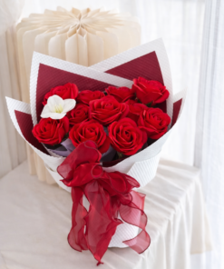Passion Bloom Red (Soap Flower) - Image 2