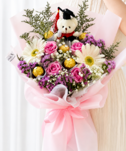 Graduation Bouquet & Chocolate Elegance - Image 2