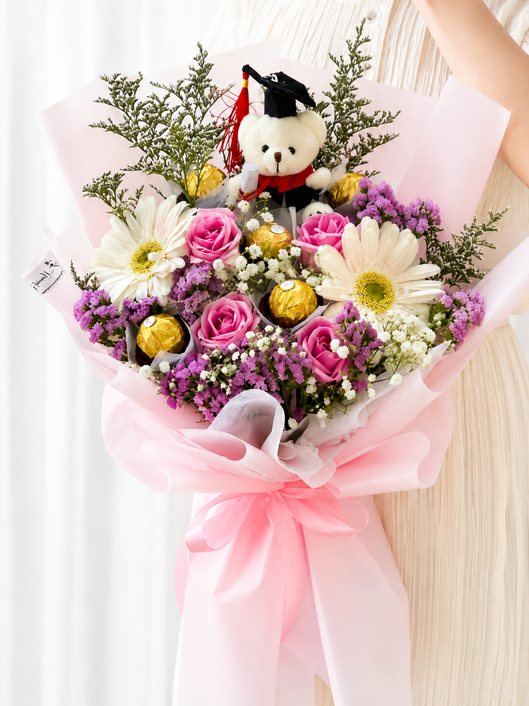 Graduation Bouquet & Chocolate Elegance - Image 2