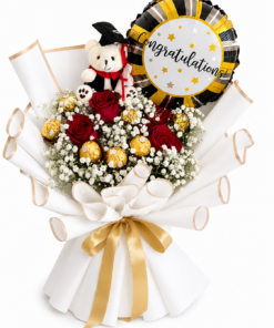 Graduation Bouquet Rose Chocolate Graduate’s Glory
