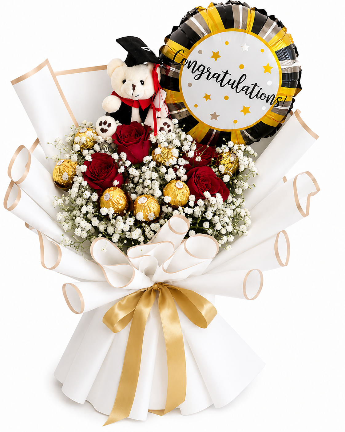 Graduation Bouquet Rose Chocolate Graduate’s Glory